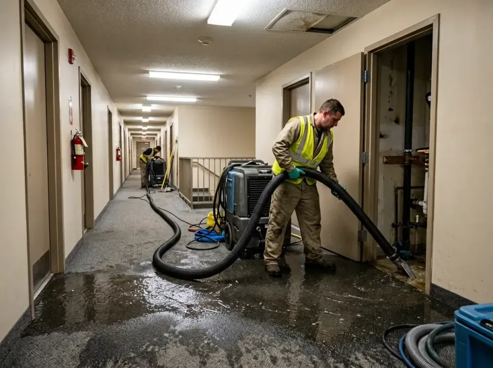 multi-unit-apartment-hallway-f-005 — frequently asked questions, Emergency Burst Pipe Water Extraction & Removal in Union Hi…